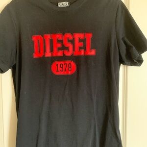 Diesel Black Crew Neck Tee
